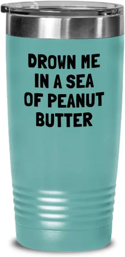 Miniatura 2 de Divertido vaso de mantequilla de maní, regalo para amantes de la mantequilla de maní, regalo para los fanáticos de la mantequilla de maní, ahogada