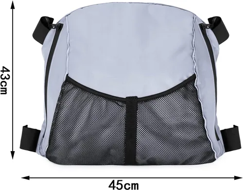 Miniatura 2 de Bolsa de almacenamiento para respaldo de asiento de kayak, organizador impermeable Oxford 600D, correas adhesivas ajustables, bolsa de malla