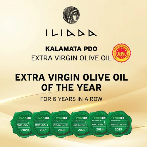 Miniatura 5 de Iliada Kalamata DOP Aceite de oliva virgen extra, 16.9 fl oz Multi-premiado Región única 100% griega Koroneiki monovarietal Prensa en frío