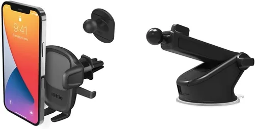 Miniatura 8 de iOttie Easy One Touch 5 - Soporte de ranura para CD con base de montaje adicional para salpicadero, soporte universal para teléfono para iPhone