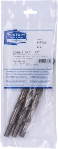Miniatura 5 de Century Drill & Tool, 26832, 1", Broca Jobber, ProGrade, Acero de Cobalto, Juego de Brocas de Alta Velocidad