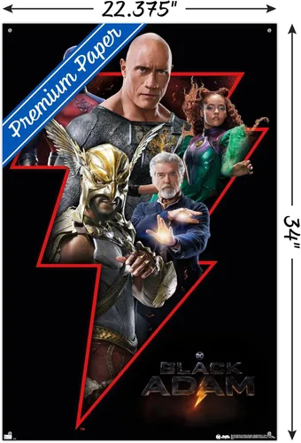 Miniatura 3 de Trends International DC Comics Movie Black Adam - Póster de pared de grupo