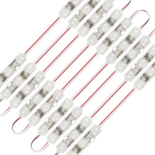Miniatura 6 de Módulos blancos 100PCS de la muestra del LED 6500K, luces impermeables de la letra del canal 2835 SMD con el respaldo adhesivo para las señales