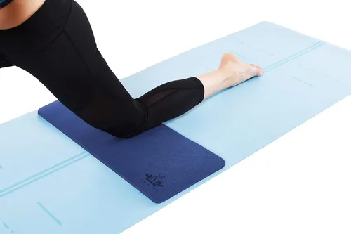 Miniatura 9 de Almohadillas cojín para rodillas de yoga antideslizantes de Heathyoga, esterilla para rodillas para trabajo de jardinería y patio, cojín almohadilla