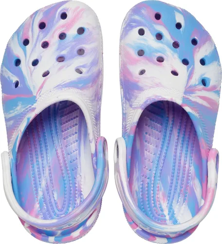 Miniatura 4 de Zuecos Crocs clásicos con diseño de teñido anudado marmoleado (para niños)