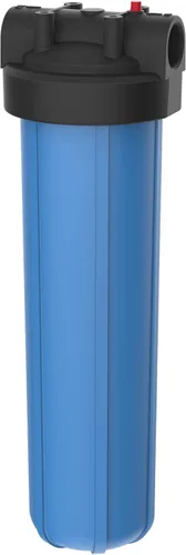 Miniatura 9 de Pentek 150467 20-BB armazón para filtro, color azul, grande, de 3/4 pulgadas, con alivio de presión.