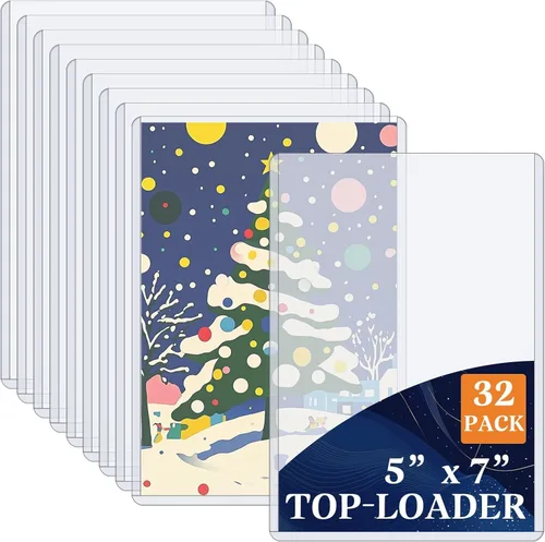 Miniatura 8 de Vmiapxo Paquete de 50 fundas de plástico duro de 4 x 6 pulgadas, funda impermeable para tarjetas de intercambio, tarjetas de béisbol deportivas