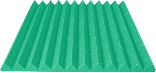 Miniatura 32 de Paneles de espuma acústica de 24 x 24 pulgadas, paquete de 12, 48 pies cuadrados, utilizados para reducción de sonido de estudio de grabación