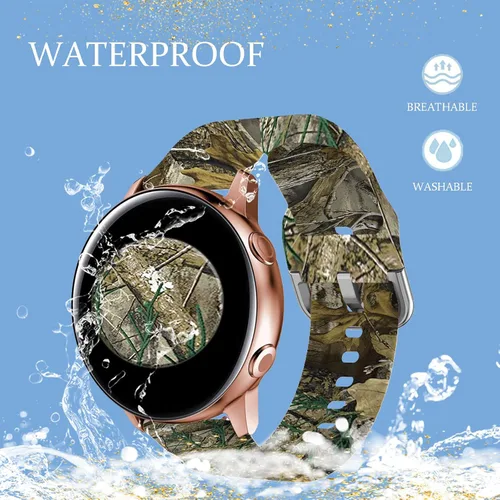 Miniatura 5 de Compatible con Samsung Galaxy Watch 6 5 4 Band/Active 2 Watch Band 1.575 in 1.732 in, Watch 4 Classic Band 1.811 in 1.654 in/Galaxy Watch 3 Band