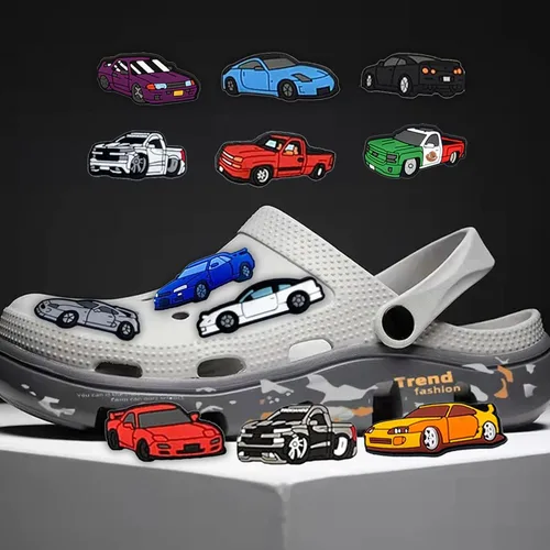 Miniatura 3 de 3640 dijes para decoración de sandalias de zueco, dijes de juegos de dibujos animados para regalo de cumpleaños, recuerdos de fiesta para niños