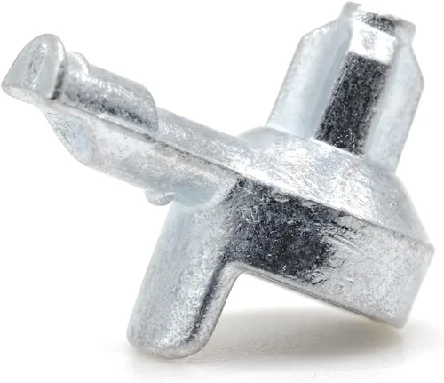 Miniatura 7 de ReplacementScrews 16 pines Billy para estantería/clavijas compatibles con IKEA Parte 131372 - Soportes de estante de aleación de zinc fundido a