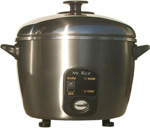 Sunpentown SC-886 - Olla arrocera y vaporera, acero inoxidable, 3 tazas