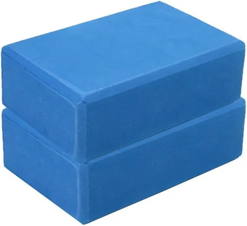 Bloque de yoga (juego de 2) – Bloque de espuma EVA de superficie suave, cojín de espuma para ejercicio, gimnasio, entrenamiento, pilates y meditación