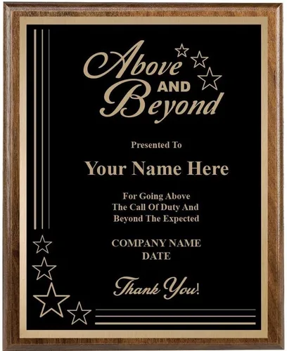 Miniatura 10 de Crown Awards 8x10 Personalized Recognition Plaque Trophy Award Varios
