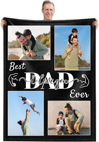 Miniatura 16 de Manta personalizada con foto, manta personalizada con imagen para regalos de pareja, mantas de franela personalizadas para adultos, niños