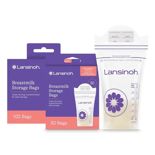 Miniatura 10 de Lansinoh Bolsas de almacenamiento de leche materna, 100 unidades, sin bisfenol A y sin BPS (el empaque puede variar)
