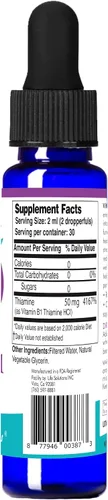 Miniatura 3 de Life Solutions Gotero de vitamina B1 de 2 onzas, suplemento de tiamina B1, vitaminas B1 esenciales para aumentar la energía y apoyar el sistema