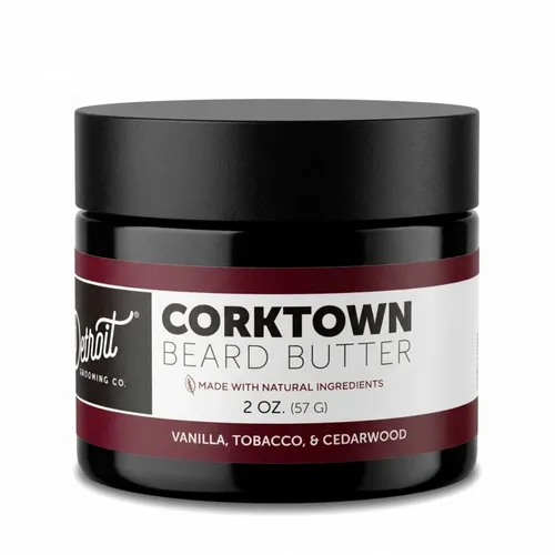 Miniatura 19 de Detroit Grooming Co. Mantequilla para barba para hombres Suaviza, espesa e hidrata con aceite de cártamo y manteca de karité Aroma 313, 2 onzas
