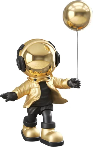 Figura de astronauta, escultura de hombre espacial de resina con asa, para decoración de mesa del hogar, estantería, sala de estudio, decoración de