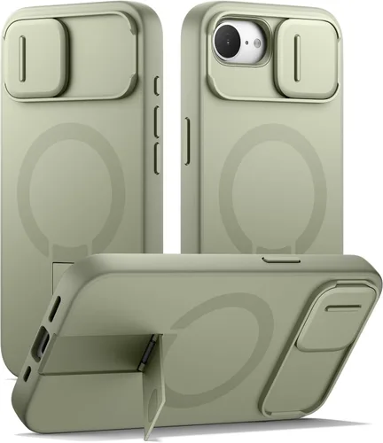 Miniatura 10 de SURITCH - Funda para iPhone 17 Pro Max con cubierta de control de cámara, cubierta para cámara y soporte ajustable, compatible con MagSafe, a prueba