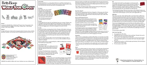 Miniatura 4 de MasterPieces Opoly Juegos de mesa - Betty Boop World Tour Opoly - Juegos de mesa con licencia oficial para adultos, niños y familia