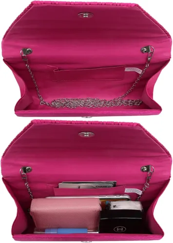 Miniatura 5 de Dasein - Bolsos de mano para mujer, para bodas, carteras para fiestas, bolsos de mano tipo clutch para cócteles, graduación, formales con strass