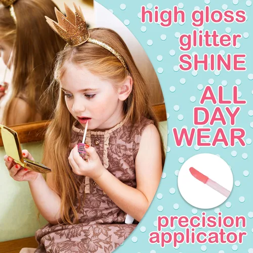 Miniatura 6 de L.O.L Surprise - Paquete de 7 brillos de labios para niñas, brillo labial Lol