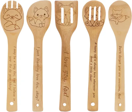 Miniatura 20 de Cucharas de cocina de madera de vaca, regalos de vaca, regalos de vaca para mujeres, regalos de decoración de cocina de vaca, regalos para amantes