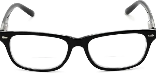 Miniatura 2 de The Manhattan Bifocal Reader - Lentes de lectura estilo rectangular para hombres y mujeres + 1.00 color negro