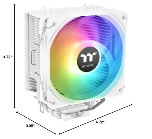 Miniatura 7 de Thermaltake UX200 SE Blanco Placa base 5V Sincronización ARGB 16.8 millones de colores 15 LED direccionables Intel/AM5/AMD (LGA 1851/1700) enchufe