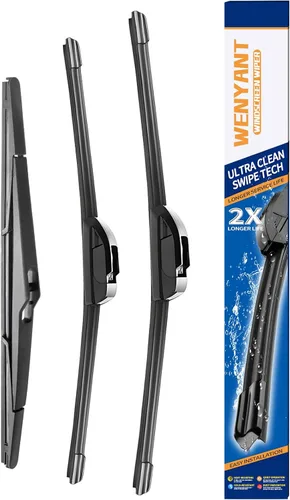 Miniatura 19 de 28"/12"/12" Limpiaparabrisas compatibles con Nissan Versa Note 2014-2019, limpiaparabrisas delanteros y traseros para mi auto, equipo original