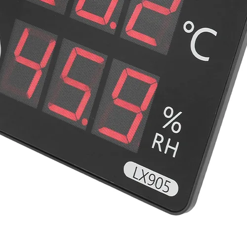Miniatura 9 de Medidor de humedad de temperatura digital con sonda externa Pantalla LED termómetro higrómetro