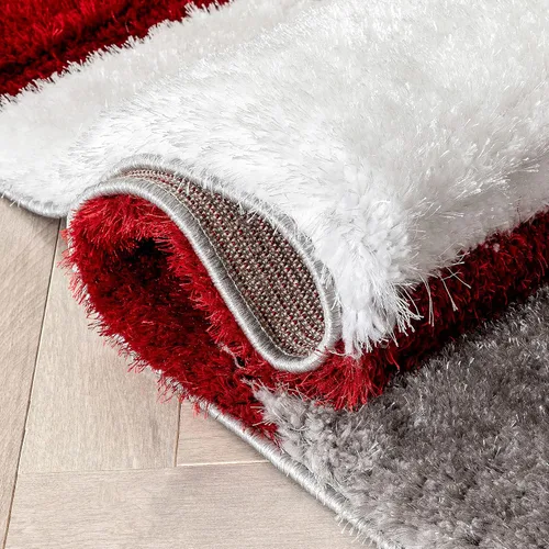 Miniatura 9 de Well Woven San Francisco Escondido Blush - Alfombra moderna geométrica texturizada 3D, gruesa y suave, 5 pies 3 pulgadas x 7 pies 3 pulgadas