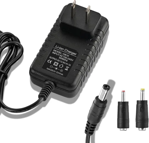 Cargador de pistola de masaje 12v ~ 12.6v 1.0A cargador para pistola de masaje 12.6v cable de alimentación interruptor fuente de alimentación