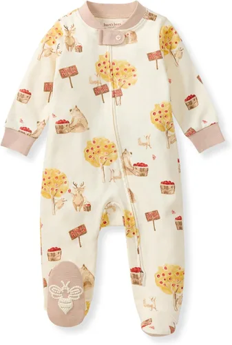 Miniatura 47 de Burt's Bees Baby - Pijama de una pieza para bebé, mameluco para dormir y jugar, algodón 100% orgánico, cremallera frontal