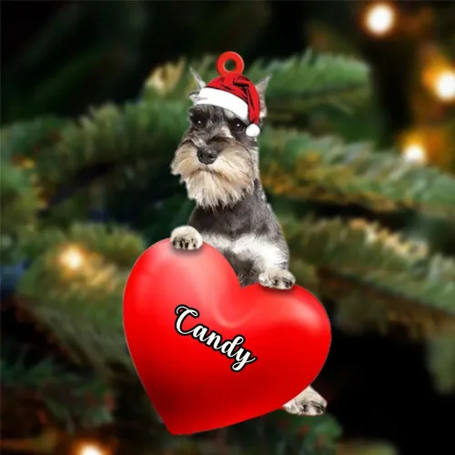 Miniatura 18 de Adornos de Navidad personalizados para perros, nombre personalizado, adorno de Malamute de Alaska, adornos acrílicos, regalos de Navidad, amantes