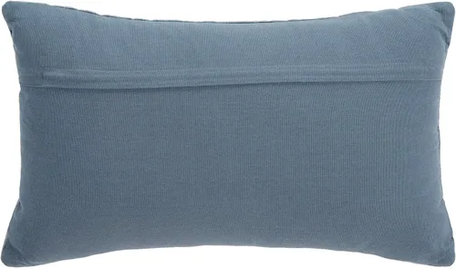 Miniatura 9 de SAFAVIEH Home Collection Gressa - Cojín decorativo de 12 x 20 pulgadas, color gris y azul