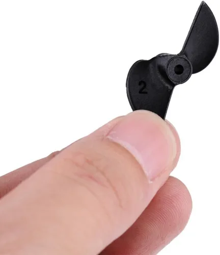 Miniatura 6 de Hélices de barco a control remoto, juego de 2 cuchillas de nailon duradero con rotación CW CCW de 0.079 in eje para control remoto entusiastas