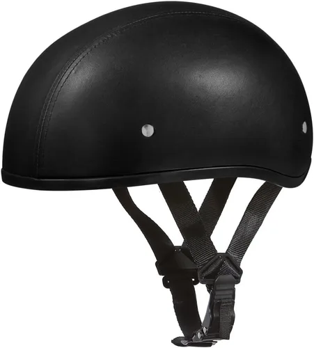 - Casco de motociclista línea esbelta de verdadera fibra de carbono, (no es estampado). Casco para motocicleta estilo cráneo, medio casco (1/2). Con