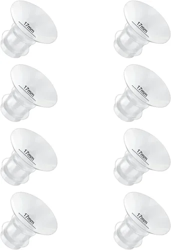 Insertos de brida 17mm 8 piezas Compatible con Momcozy S12 pro/S9 pro/S9/S10/S12/Medela/TSRETE/Spectra/Bellababy etc 24mm Sacaleches portátil,