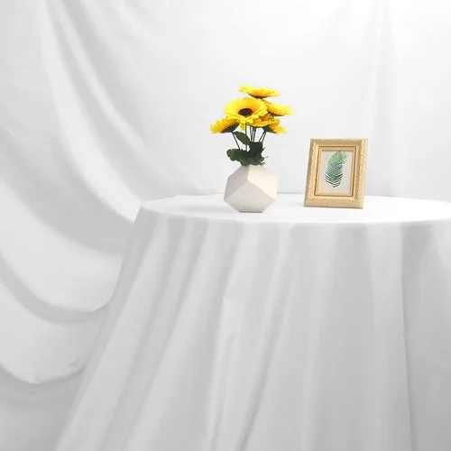 Miniatura 6 de Aimosen Fondo blanco de 10 x 7 pies para fotografía, pantalla blanca pura profesional para sesión de fotos, cortina de tela de alta densidad