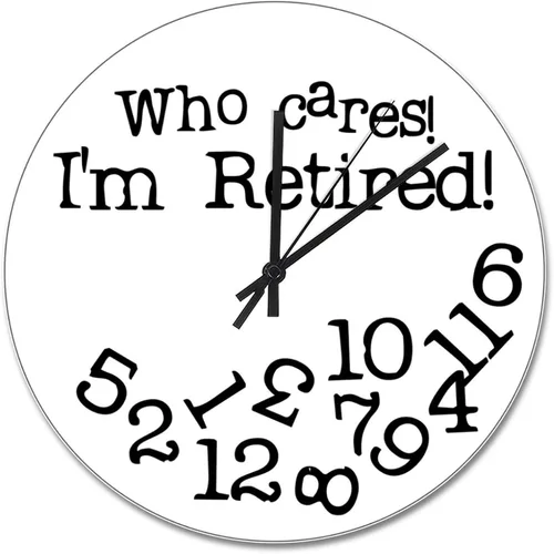 Miniatura 57 de Reloj de pared de madera rústica personalizado de 10 pulgadas, silencioso sin tictac, funciona con pilas, para sala de estar, dormitorio, cocina, En