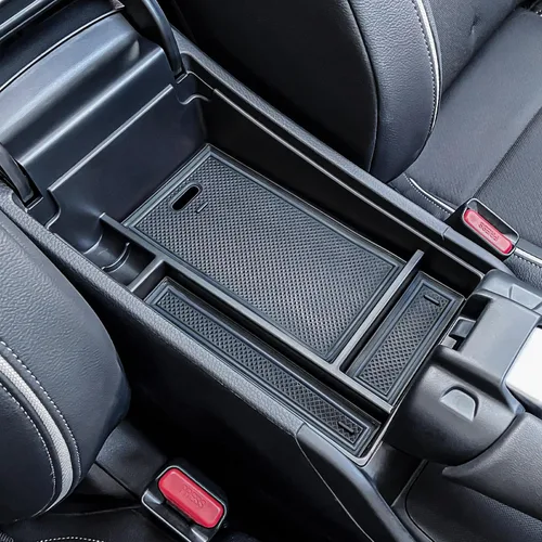 Miniatura 7 de TACORBO - Organizador de consola central compatible con accesorios Honda HRV 2023 2024 2025 2026, caja de almacenamiento secundaria