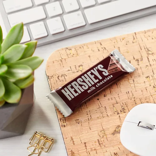 Miniatura 5 de HERSHEY'S Tamaño de bocadillo de chocolate con leche, barras de caramelo, 0.45 onzas (8 unidades)