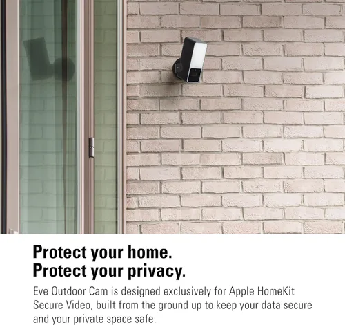 Miniatura 3 de Eve Cámara para exteriores, paquete de 2 cámaras de reflector seguro, alta seguridad y privacidad (video seguro HomeKit), 1080p