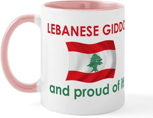 Miniatura 20 de CafePress #1 - Taza de café de cerámica libanesa de 11 oz (11.0 fl oz)