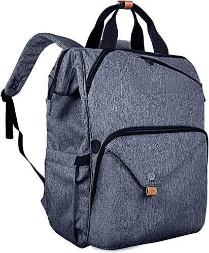 Miniatura 20 de Hap Tim - Mochila para Laptop, Mochila de Viaje para Mujer, Mochila de Trabajo, Verde Negro, Grande, Mochilas de viaje