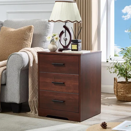 Miniatura 21 de LIDYUK Cómoda negra para dormitorio, cómoda de 6 cajones y cómodas, cómoda de madera moderna, cómoda de 48 pulgadas de ancho para dormitorio