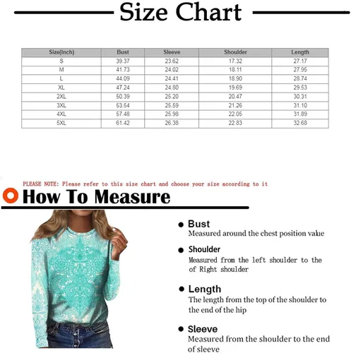 Miniatura 3 de NDVYXX Women's 2024 Fashion Tops Long Sleeve T-Shirts Cute Crewneck Basic Business Tees Blouses Loose Shirts