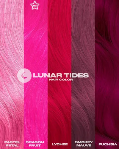 Miniatura 5 de Lunar Tides - Color de cabello semipermanente (43 colores) (Pitaya neón, 8 onzas líquidas)
